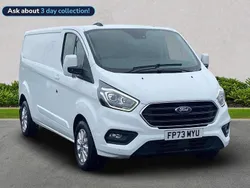 White Used 2023 Ford Transit Custom Limited Van | £21,350 (Fair price)