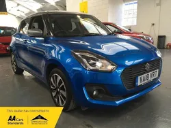 Blue/silver Used 2018 Suzuki Swift SZ5 Hatchback | £8,390 (Fair price)