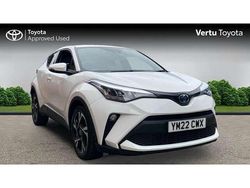 White Used 2022 Toyota C-HR Design SUV | £18,739 (Fair price)