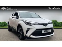 White Used 2022 Toyota C-HR Design SUV | £18,922 (Fair price)