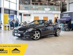 Black Used 2013 Mercedes SLK250 AMG Cabriolet | £9,599 (Fair price)