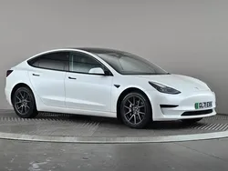 White Used 2021 Tesla Model 3 Standard Range Sedan | £18,998 (Fair price)