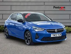 Blue Used 2022 Vauxhall Corsa Ultimate Hatchback | £14,950 (Fair price)