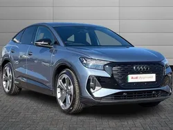 Blue Used 2025 Audi Q4 Sportback e-tron Black Edition SUV | £41,895