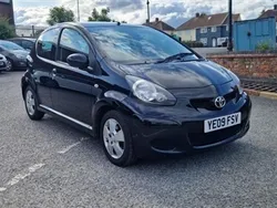 Black Used 2009 Toyota Aygo Hatchback | £4,490 (Fair price)