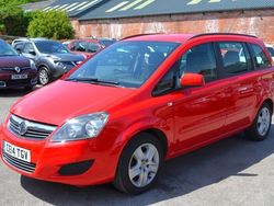 Red Used 2014 Vauxhall Zafira MPV | £4,500 (Fair price)