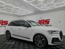 White Used 2020 Audi Q7 Black Edition SUV | £32,450 (Fair price)