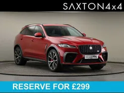 Red Used 2022 Jaguar F-Pace SVR SUV | £54,000