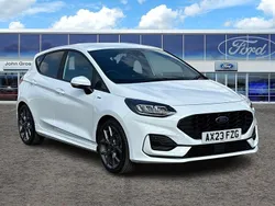 White Used 2023 Ford Fiesta ST-Line Hatchback | £14,495 (Fair price)