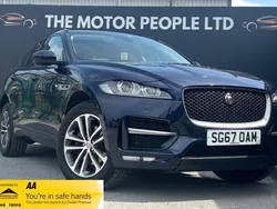 Blue Used 2017 Jaguar F-Pace R-Sport SUV | £14,295 (Fair price)