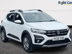 White Used 2022 Dacia Sandero Comfort Hatchback | £13,699 (Fair price)