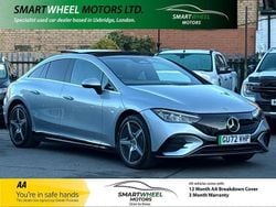 Silver Used 2022 Mercedes EQE350 AMG Line Premium Sedan | £33,440 (Good price)