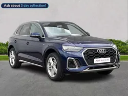 Blue Used 2022 Audi Q5 S-Line SUV | £30,989 (Good price)
