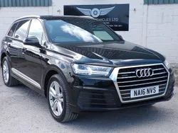Black Used 2016 Audi Q7 S-Line SUV | £18,999 (Fair price)