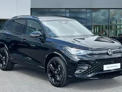 Grenadilla black metallic Used 2025 VW Tiguan Black Edition SUV | £43,825 (Fair price)