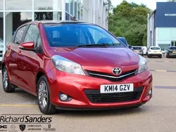 Red Used 2014 Toyota Yaris Plus Hatchback | £4,795 (Good price)