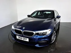 Blue Used 2018 BMW 530e M Sport Sedan | £14,950 (Fair price)