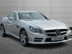 Silver Used 2013 Mercedes SLK250 AMG Cabriolet | £9,995 (Fair price)