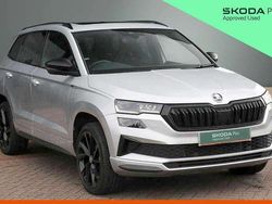 Brilliant silver metallic Used 2023 Skoda Karoq SportLine SUV | £22,962 (Good price)