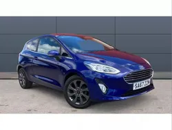 Blue Used 2017 Ford Fiesta Zetec Hatchback | £7,311 (Fair price)