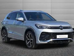 Oyster silver New 2025 VW Tiguan R-line SUV | £39,250 (Expensive)
