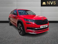 Red Used 2018 Skoda Kodiaq vRS SUV | £23,995 (A bit pricey)