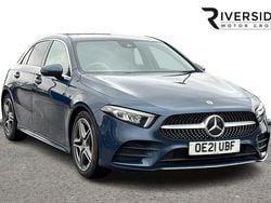 Blue Used 2021 Mercedes A200 AMG line Hatchback | £17,693 (Fair price)