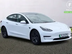 White Used 2021 Tesla Model 3 Long Range Sedan | £18,999 (Fair price)