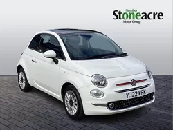 White Used 2022 Fiat 500 Red Hatchback | £9,995 (Fair price)