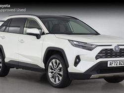 White pearl Used 2022 Toyota RAV4 Hybrid SUV | £29,190 (Fair price)