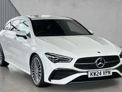 White Used 2024 Mercedes CLA200 AMG Line Premium Estate | £29,077 (Fair price)