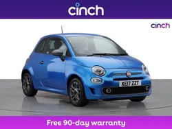 Blue Used 2017 Fiat 500 S Hatchback | £7,599 (Expensive)