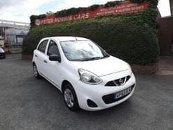 White Used 2013 Nissan Micra Visia Hatchback | £4,295 (A bit pricey)