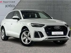 White Used 2021 Audi Q5 S-Line SUV | £29,893 (Fair price)
