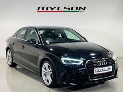 Black Used 2017 Audi A3 S-Line Sedan | £12,600 (Fair price)