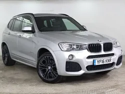 Silver Used 2016 BMW X3 M Sport SUV | £16,975 (Fair price)