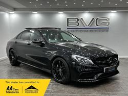 Black Used 2016 Mercedes C63 AMG Premium Sedan | £26,494 (Fair price)