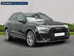 Black Used 2025 Audi Q3 Black Edition SUV | £35,653 (Fair price)
