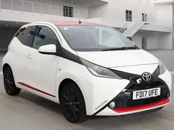 White Used 2017 Toyota Aygo x-press Hatchback | £5,799 (Fair price)