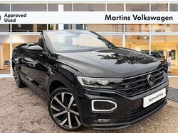 Black Used 2021 VW T-Roc Cabriolet R-line Cabriolet | £20,795 (Fair price)