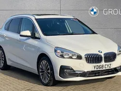 White Used 2018 BMW 220 Active Tourer Luxury Line MPV | £10,495 (Good price)