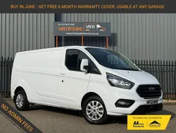 White Used 2022 Ford Transit Custom Limited Van | £18,843 (A bit pricey)