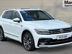 White Used 2019 VW Tiguan R-line SUV | £20,003 (Fair price)