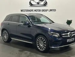 Blue Used 2017 Mercedes GLC350 AMG line Estate | £18,850 (Fair price)