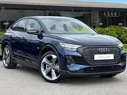 Blue Used 2024 Audi Q4 Sportback e-tron Black Edition SUV | £35,680 (Super price)