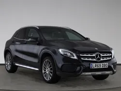 Metallic black Used 2019 Mercedes GLA200 AMG line SUV | £17,290 (Fair price)