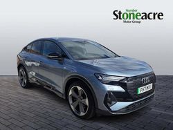 Blue Used 2022 Audi Q4 Sportback e-tron Advanced Plus SUV | £25,979 (Fair price)