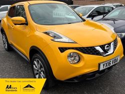 Yellow Used 2016 Nissan Juke Tekna SUV | £9,499 (Fair price)