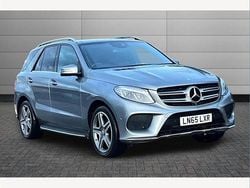 Silver Used 2015 Mercedes GLE350 AMG Line Premium SUV | £19,795 (Fair price)