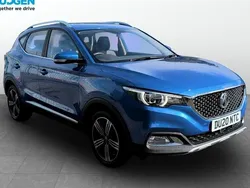 Blue Used 2020 MG ZS Exclusive Sedan | £12,863 (Fair price)